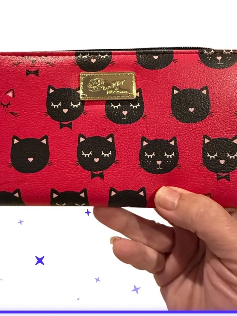Luv Betsey by Betsey Johnson Kitsch Kitten Cat Wallet